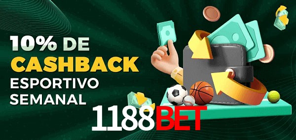 10% de bônus de cashback na 1188Bet